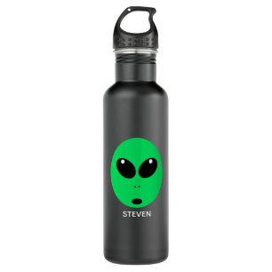 Funny Alien Cartoon Face Kids Personalized 710 Ml Water Bottle