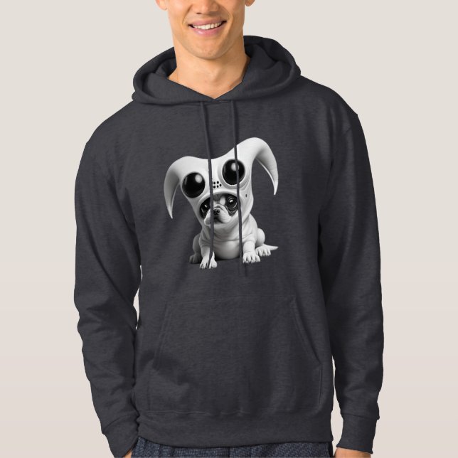 Funny alien dog hoodie (Front)