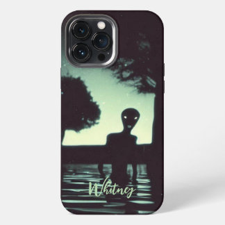 Funny Alien Invasion Rtero Sci Fi movie Name iPhone 13 Pro Max Case