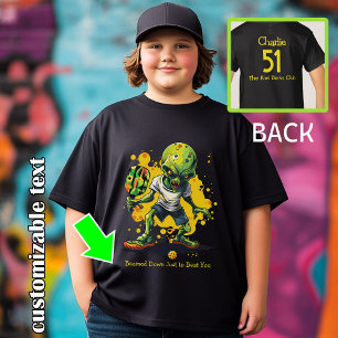 Funny alien pickleball t shirt