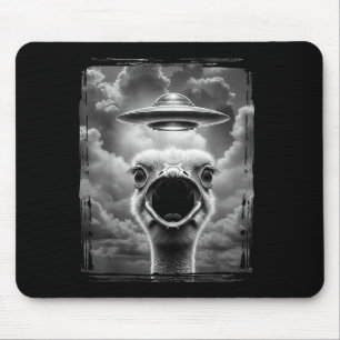 Funny Alien Turkey Ufo Selfie Thanksgiving Meme Mouse Pad