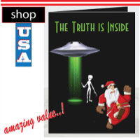 Funny Alien UFO 👽 Santa Running