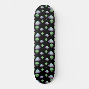 Funny Aliens UFOs Extraterrestrial  Skateboard