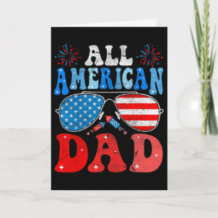 Funny All American Dad 4th Of July Patriotic Match Card