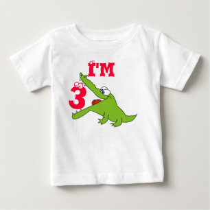 Funny Alligator 3rd Birthday T Shirt, Shirts