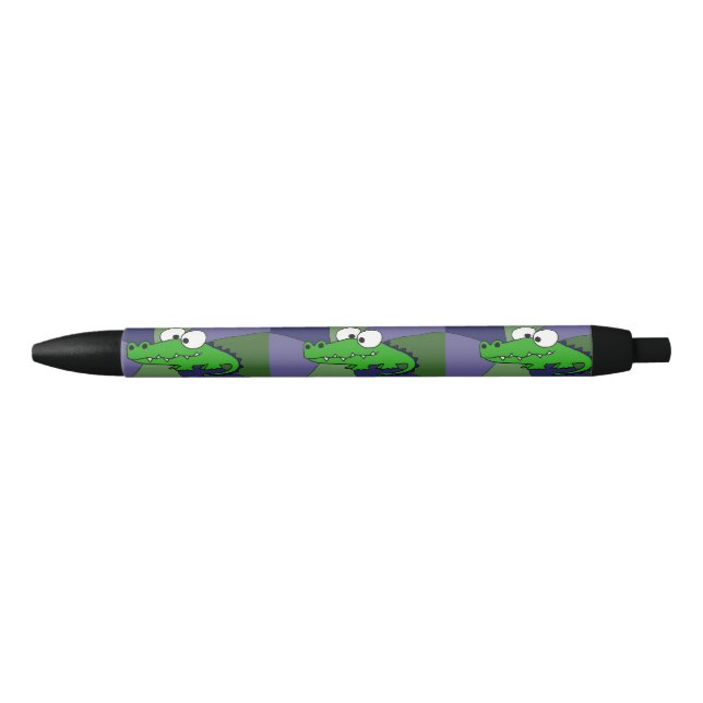Funny Alligator Abstract Ink Pen (Front)