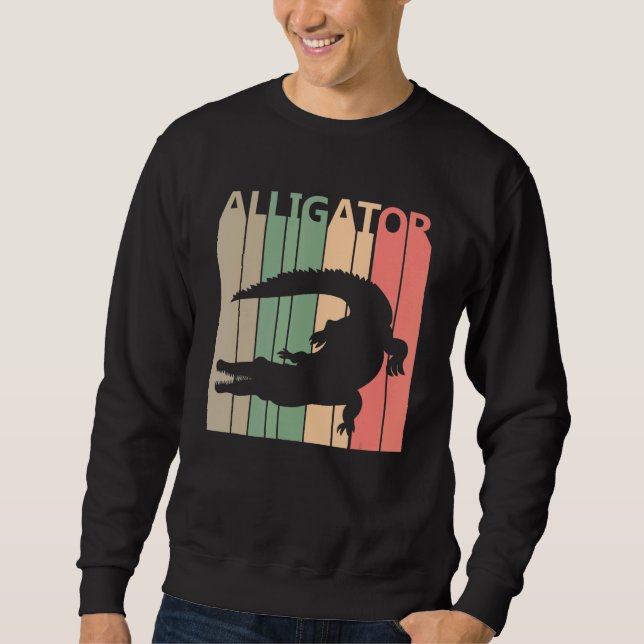 Funny Alligator Costume Sweatshirt (Front)