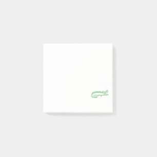 Funny Alligator Echo Art Post-it Notes