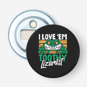 Funny Alligator Lover and Zookeeper Crocodile Bottle Opener