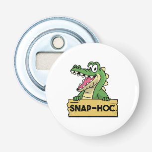 Funny Alligator Lover and Zookeeper Crocodile Bottle Opener