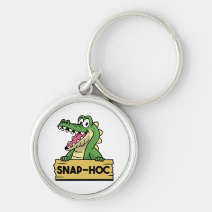 Funny Alligator Lover and Zookeeper Crocodile Key Ring