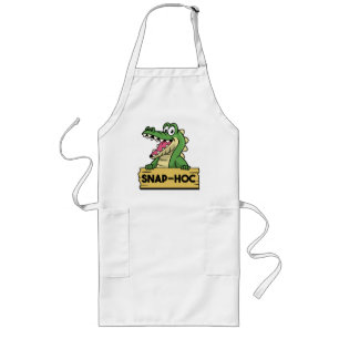 Funny Alligator Lover and Zookeeper Crocodile Long Apron