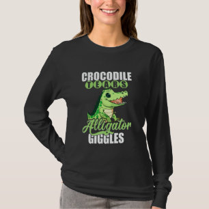Funny Alligator Lover Crocodile Gator Cartoon Wome T-Shirt