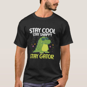 Funny Alligator Lover Crocodile Gator Cartoon Wome T-Shirt