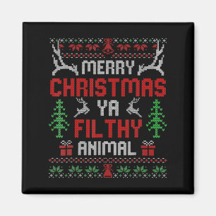 Funny Alone At Home Movies Merry Christmas You Fil Magnet