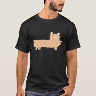 Funny Alpaca Llama Coffee Lover Cute Mama Women Gi T-Shirt