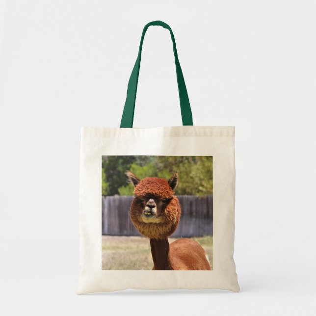 Funny Alpaca Tot Tote Bag (Front)
