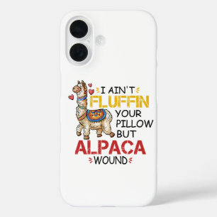 Funny Alpaca Wound Llama Nurse Practitioner Gifts iPhone 16 Case