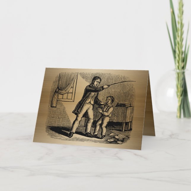 Funny Alternative Bad Dad Card (Front)