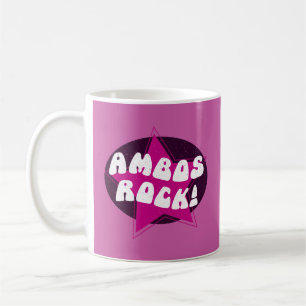 Funny Ambos Rock Pink Ambulance Driver Coffee Mug