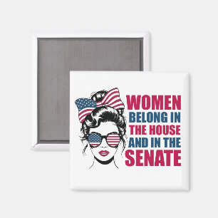Funny American Feminist Quote Political Magnet