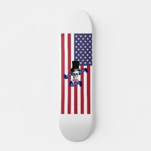 Funny American flag Skateboard