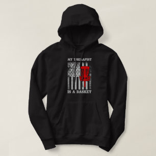 Funny American Flag Ultimate Frisbee Quote Hoodie