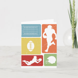 Funny American Football Player Field Game Enthusia Card