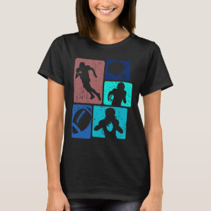 Funny American Football Player Field Game Enthusia T-Shirt