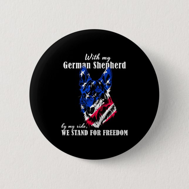 Funny American German Quotes Germany Deutsch  6 Cm Round Badge (Front)