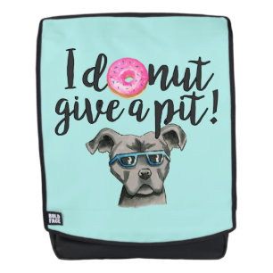Funny American Pit Bull Terrier Dog Pun Backpack