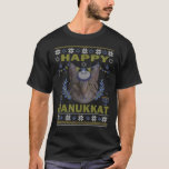 Funny American Wirehair Cat Jewish Holiday Hanukka T-Shirt<br><div class="desc">Funny American Wirehair Cat Jewish Holiday Hanukkat Happy</div>