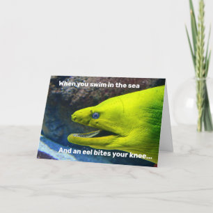 Funny Amore (a Moray) Valentine Holiday Card