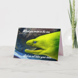 Funny Amore (a Moray) Valentine Holiday Card