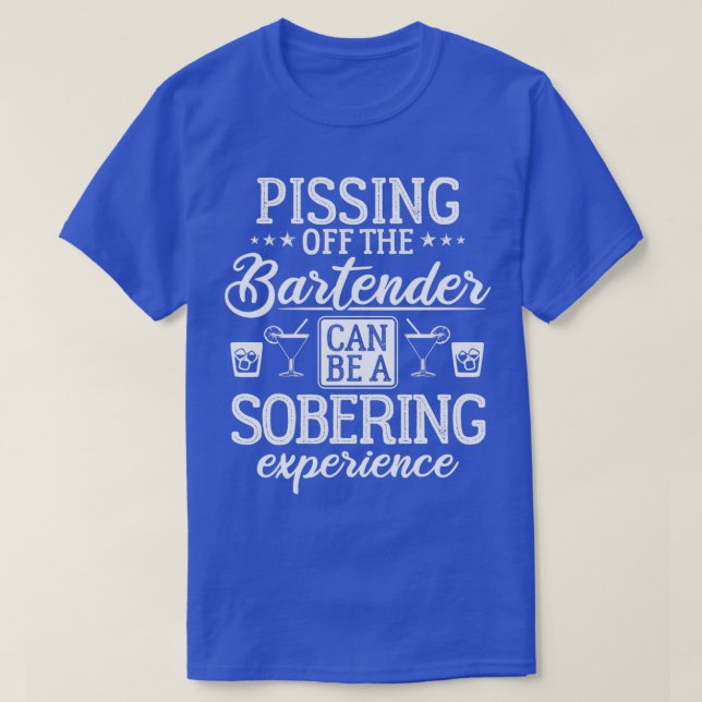 Funny amp Sarcastic Bartender Kit Design T-Shirt (Design Front)