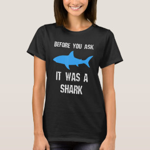 Funny Amputee Amputation Surgery Shark Humour T-Shirt
