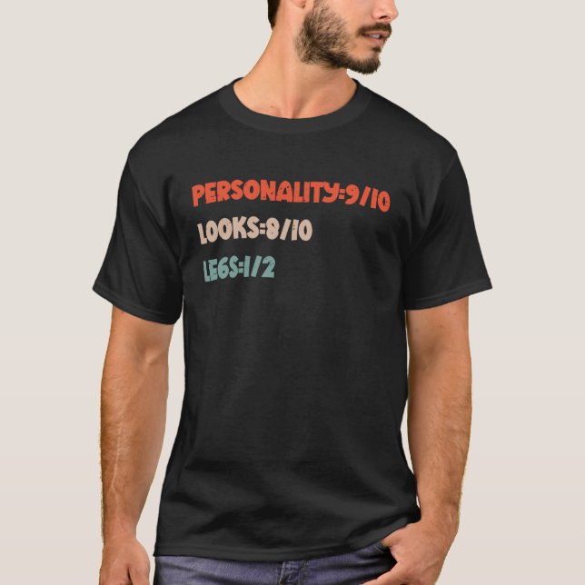 Funny Amputee Amputation T-Shirt (Front)