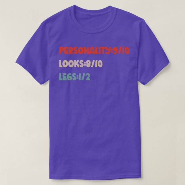 Funny Amputee Amputation T-Shirt (Design Front)