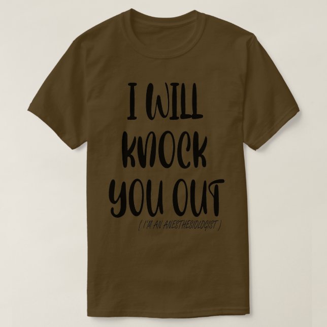Funny Anaesthesiologist 2 T-Shirt (Design Front)