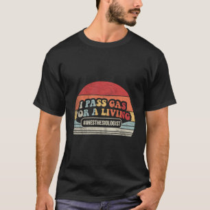 Funny Anaesthesiologist Gift Retro Vintage Anesthe T-Shirt