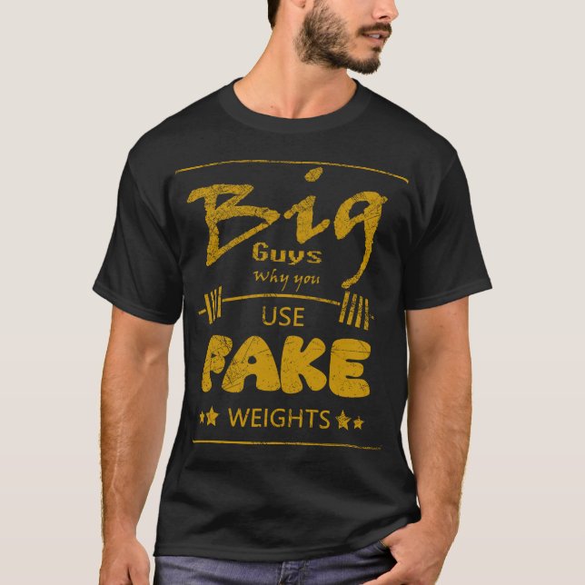 funny anatoly fake weight prank - yellow / gold T-Shirt (Front)
