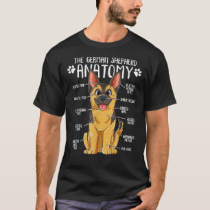 Funny Anatomy German Shepherd Dog Owner Essential  T-Shirt