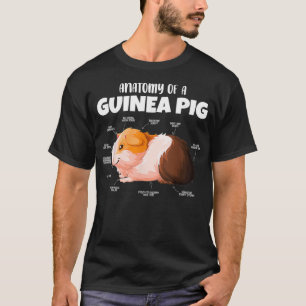 Funny Anatomy of a Guinea Pig Gifts for Cute Furry T-Shirt