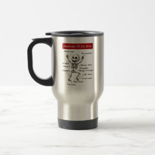 Funny Anatomy Of Jiu Jitsu Submissions Technique Travel Mug
