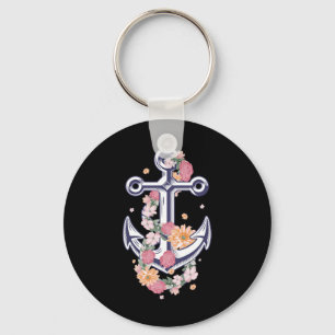 Funny Anchor Design For Women Girls Anker Ship Lov Key Ring