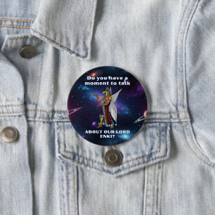 Funny Ancient UFO Annunaki Alien 7.5 Cm Round Badge