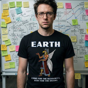 Funny Ancient UFO Annunaki Alien T-Shirt