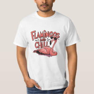 Funny and Bold Flamingo Lover Graphics T-Shirt
