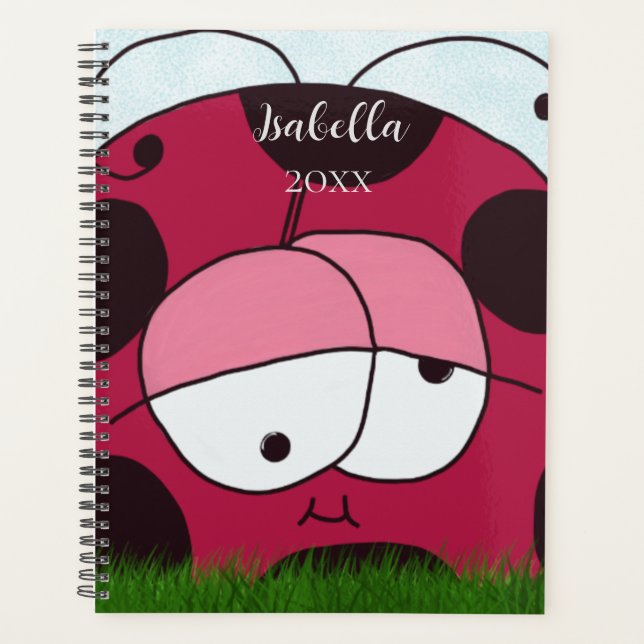 Funny and Chubby Ladybug Planner (Front)