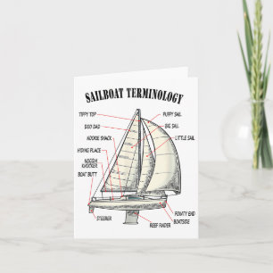 Funny And Completely Wrong Sailboat Terminology Card